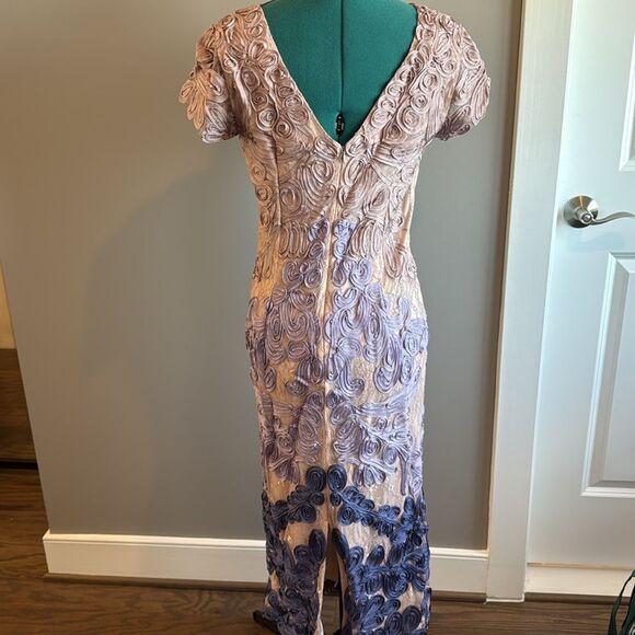 BHLDN ombré purple tea length dress - Picture 3 of 7